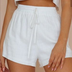 White shorts